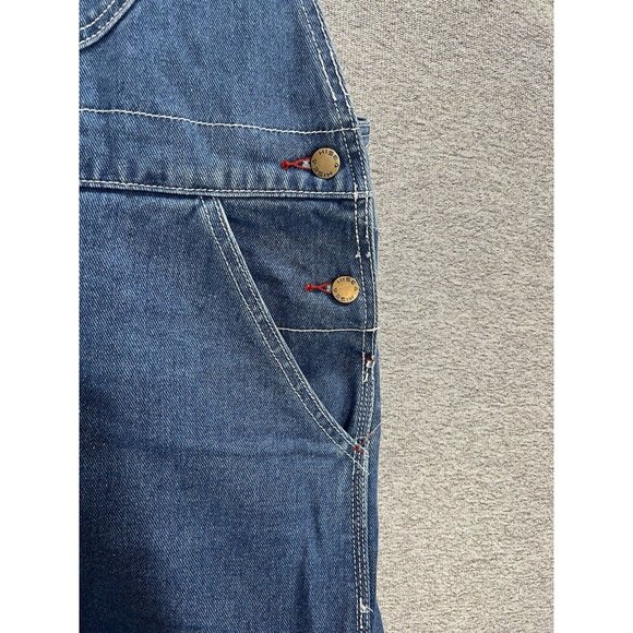 NWT Hisea Denim Carpenter Bib Overalls Men’s 38x32 Workwear - Picture 6 of 16